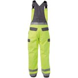Multinorm - Bretelbroek - Geel - Vlamvertragend - Antistatisch - Hoge Zichtbaarheid