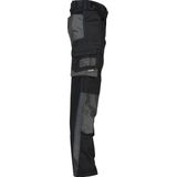 Dassy - Nova Werkbroek - Zwart - Antracietgrijs - Met Kniezakken