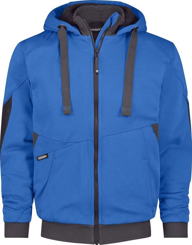 DASSY - Pulse - Sweatshirt - Grijs - Katoen - Veiligheidszak met Ritssluiting