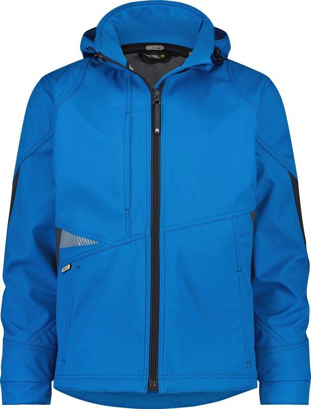 Dassy - Gravity - Softshell Jas - Zwart - Waterdicht, Winddicht, Ademend, Fleecevoering