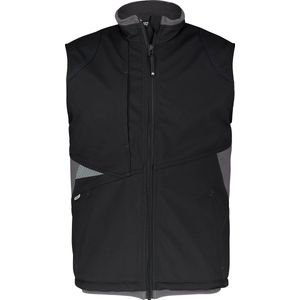 Dassy - Fusion Bodywarmer - Zwart/Antracietgrijs - Softshell