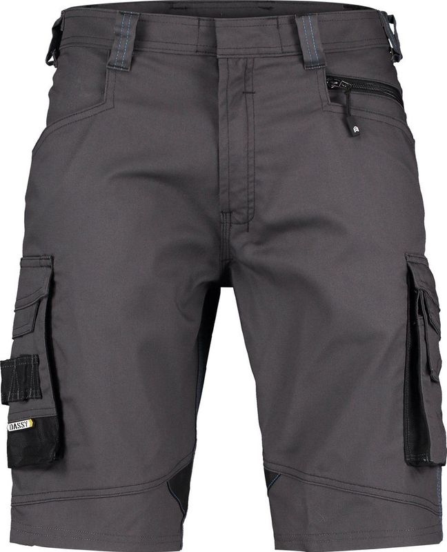 Dassy - Cosmic - Werkshort - Antracietgrijs/Zwart - Cordura® Versterkt