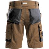 Dassy - Cosmic - Werkshort - Leembruin/Antraciet - Polyester/Katoen - Cordura®