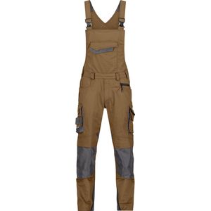 Dassy - Voltic - Bretelbroek - Leembruin/Antracietgrijs - Met Kniezakken