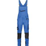 Dassy Voltic Bretelbroek met kniezakken Azuurblauw/Antracietgrijs maat 42