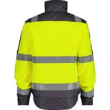 Dassy - Lima - Hogezichtbaarheidswinterjas - Fluogeel/Cementgrijs - Waterdicht, Winddicht, Ademend