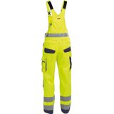 Dassy - Malmedy - Hogezichtbaarheidsbretelbroek - Fluogeel/Marineblauw