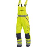Dassy - Malmedy - Hogezichtbaarheidsbretelbroek - Fluogeel/Marineblauw