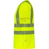 Dassy Carter Hogezichtbaarheids-uv-T-shirt Fluogeel maat XS