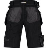 Dassy - Bionic Holsterzakkenshort - Zwart/Antracietgrijs - Cordura®