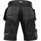 Dassy - Bionic Holsterzakkenshort - Zwart/Antracietgrijs - Cordura®