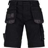 Dassy - Bionic Holsterzakkenshort - Zwart/Antracietgrijs - Cordura®