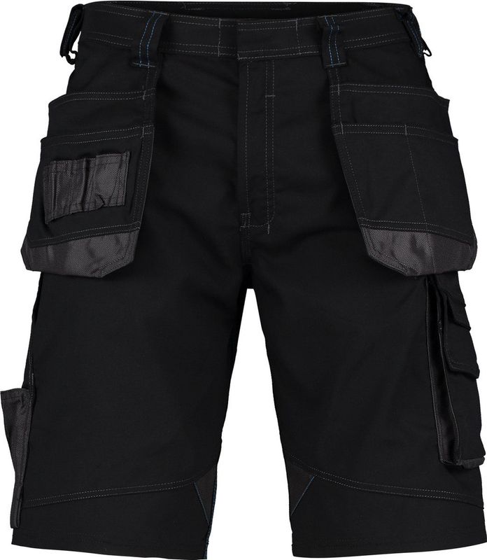 Dassy - Bionic Holsterzakkenshort - Zwart/Antracietgrijs - Cordura®