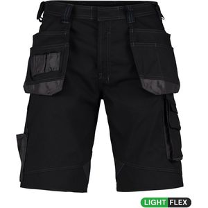 Dassy - Bionic Holsterzakkenshort - Zwart/Antracietgrijs - Cordura®
