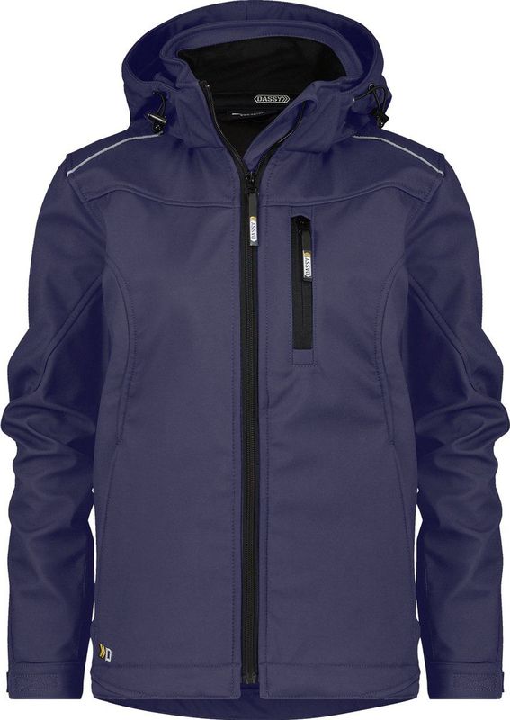 Dassy Tavira Women Softshelljas voor dames Marineblauw maat XS