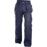 Dassy Oxford Holsterzakkenbroek met kniezakken Marineblauw 245gr maat 50