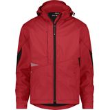 Dassy Gravity Softshelljas Rood/Zwart maat S