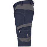 Dassy - D-FX Flex Axis - Korte Werkbroek - Zwart - 4-way Stretch, Verstelbare Rugelastiek