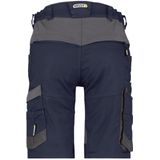 Dassy - D-FX Flex Axis - Korte Werkbroek - Zwart - 4-way Stretch, Verstelbare Rugelastiek