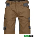 Dassy - D-FX Flex Axis - Korte Werkbroek - Zwart - 4-way Stretch, Verstelbare Rugelastiek