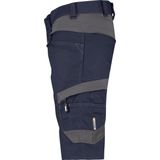 Dassy - D-FX Flex Axis - Korte Werkbroek - Zwart - 4-way Stretch, Verstelbare Rugelastiek
