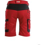 Dassy Axis Werkshort met stretch Rood/Zwart maat 48