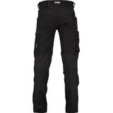 Dassy - Helix - Werkbroek - Zwart - 4-way Stretch, Verstelbare Rug, Reflecterende Details