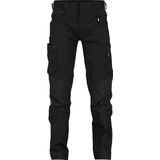 Dassy - Helix - Werkbroek - Zwart - 4-way Stretch, Verstelbare Rug, Reflecterende Details