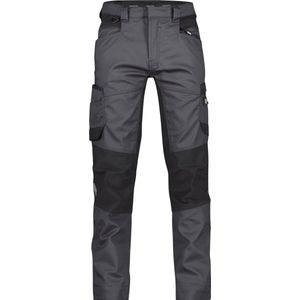 Dassy - Helix - Werkbroek - Antracietgrijs/Zwart - Maat 66