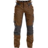 Dassy Helix Werkbroek met stretch Leembruin/Antracietgrijs maat 52