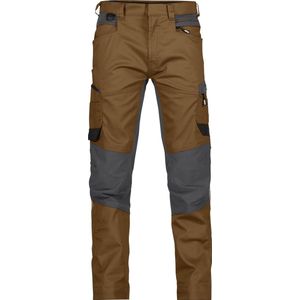 Dassy - Helix - Werkbroek - Leembruin/Antracietgrijs - 4-way Stretch