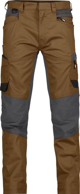 Dassy - Helix - Werkbroek - Leembruin/Antracietgrijs - 4-way Stretch