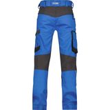 Dassy Helix Werkbroek met stretch Azuurblauw/Antracietgrijs maat 42