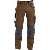 Dassy - Dynax Werkbroek - Leembruin - Antracietgrijs - Stretch - Kniezakken
