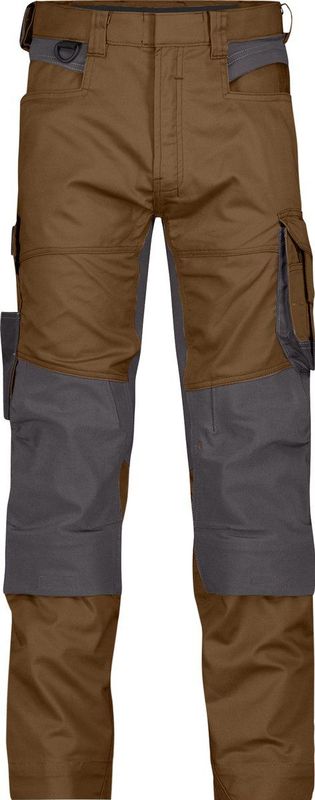 Dassy - Dynax Werkbroek - Leembruin - Antracietgrijs - Stretch - Kniezakken