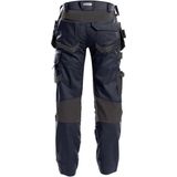 Dassy - Flux - Holsterzakkenbroek - Nachtblauw/Antracietgrijs - 4-way Stretch