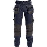 Dassy - Flux - Holsterzakkenbroek - Nachtblauw/Antracietgrijs - 4-way Stretch