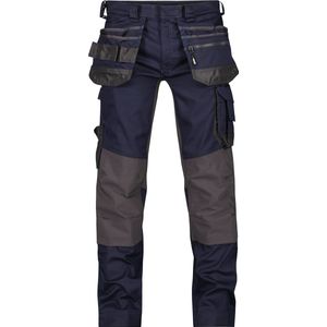 Dassy - Flux - Holsterzakkenbroek - Nachtblauw/Antracietgrijs - 4-way Stretch