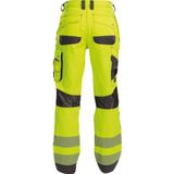 Dassy - Odessa - Zomer Hogezichtbaarheidsbroek - Fluogeel/Cementgrijs - Met Kniezakken