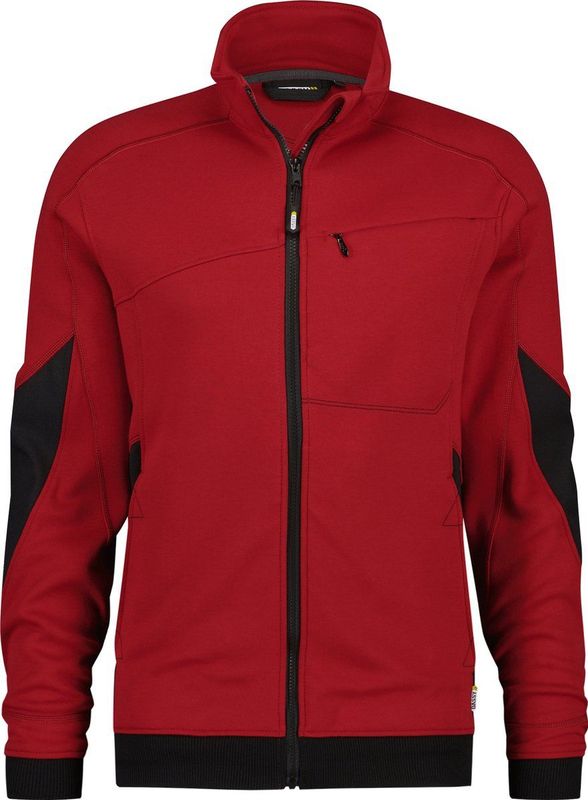 Dassy - D-FX Flex Velox Sweater - Zwart - Katoen - Cordura®Stretch Elleboogstukken