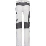 Dassy - Helix Painters Women - Schildersbroek - Wit/Antracietgrijs