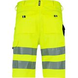 Dassy Idaho Hogezichtbaarheidsshort Fluogeel maat 46