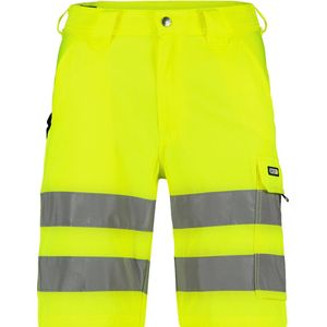 Dassy Idaho Hogezichtbaarheidsshort Fluogeel maat 46