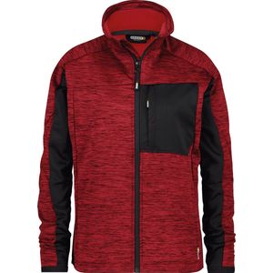 Dassy Convex Women Midlayer vest voor dames Rood/Zwart maat XS