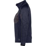 Dassy Convex Women Midlayer vest voor dames Nachtblauw/Antracietgrijs maat XS