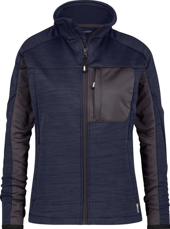 Dassy Convex Women Midlayer vest voor dames Nachtblauw/Antracietgrijs maat XS
