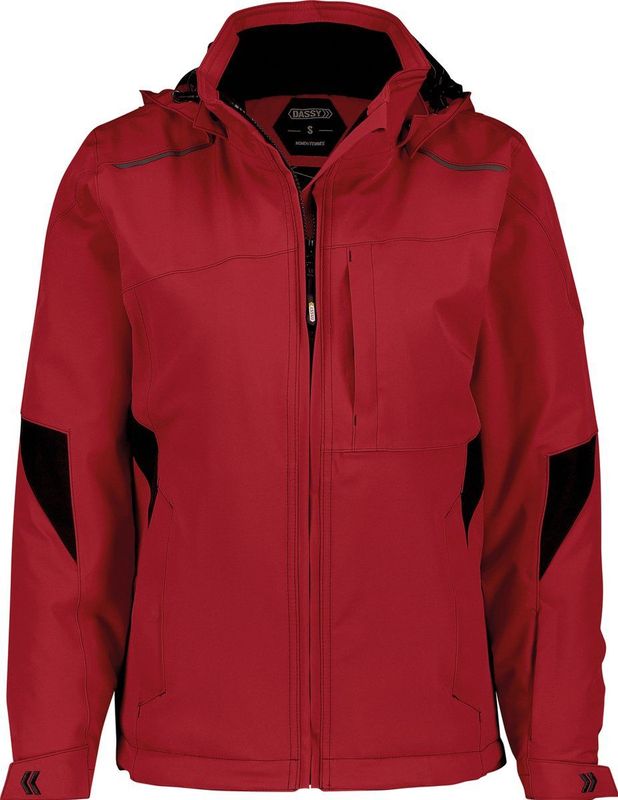 Dassy Nordix Women Stretch winterjas voor dames Rood maat L