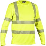 Dassy - Carterville - T-shirt - Fluogeel - 100% Polyester - UV Bescherming