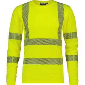 Dassy - Carterville - T-shirt - Fluogeel - 100% Polyester - UV Bescherming