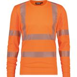 Dassy Carterville Hogezichtbaarheids-uv-T-shirt met lange mouwen Fluo-Oranje maat XS